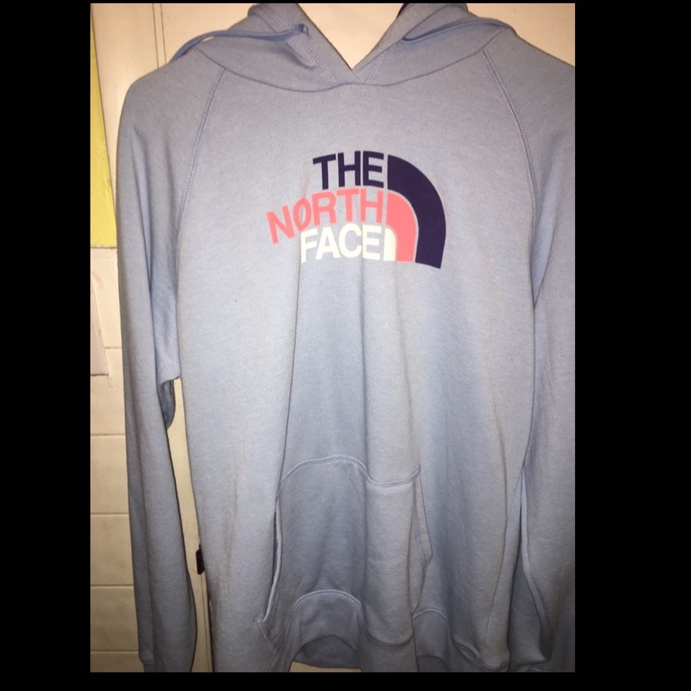 Light blue north face